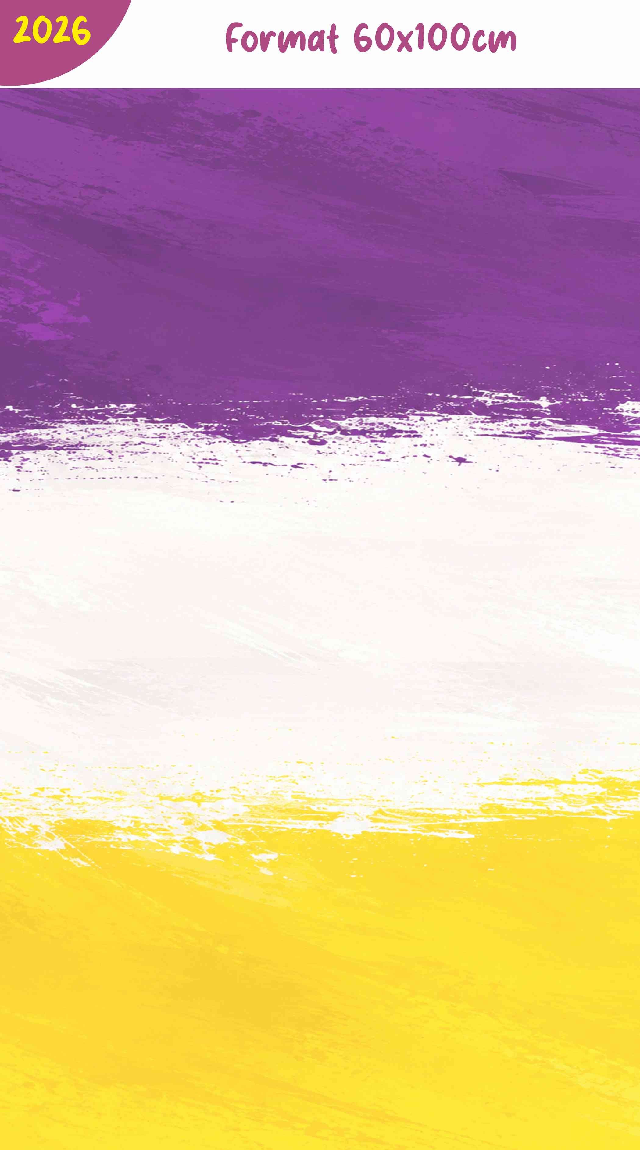Drapeau 60x100cm / Géant 2026